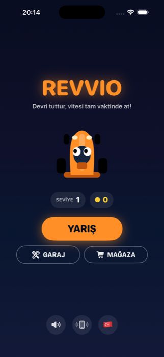 Revvio ana menü